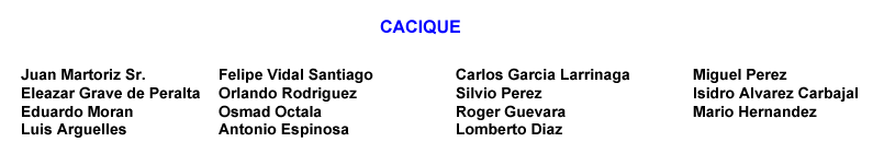 Tripulacion Cacique